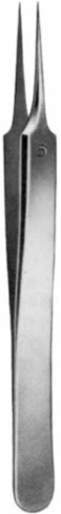 Product Vet Spectrum Pinces de joaillier style suisse, 4,75 po (12 cm), droites, Style #5, 0,15 mm pointes extra fines Image
