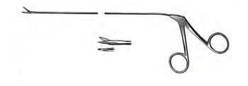 Product Spectrum Micro Laryngeal Scissor, 230mm Shaft Length, Straight, Horizontal Cutting, 4mm Micro Tip | SAH.770024 Image