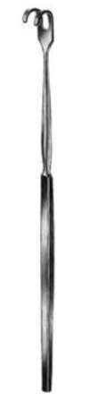 Product Vet Spectrum Rake Retractor, 6.25" (16cm), Straight, Hook, 3 Prong, Blunt | SAH.780042 Image