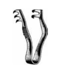Product Vet Spectrum Finsen Retractor, 2.75" (7cm), Sharp | SAH.781034 Image