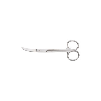 Product Vet Spectrum Northbent Suture Scissors, 4.75"(12cm), Curved Sideways | SAH.EV-760109 Image
