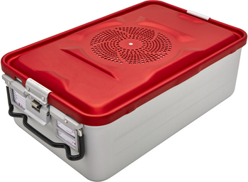 Product Vet Spectrum Couvercle EverGreen de contenant de stérilisation 3/4 standard, rouge Image