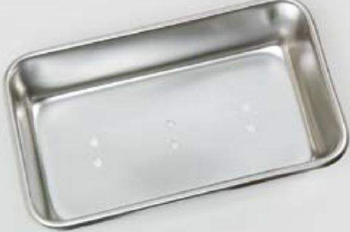 Product Spectrum High Sided Tray, 12.625" x 10.33" x 2.5", Stainless Steel | SAH.S12102 Image