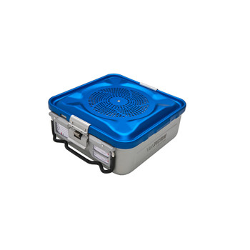 Product Vet Spectrum Ensemble de départ EverGreen contenant de stérilisation 1/2 standard, court 310 mm x 280 mm x 110 mm, bleu Image