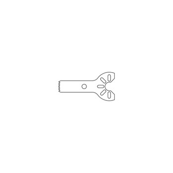 Product VOI Lame de scie micro-oscillante et sagittale 18,0 mm de long x 5,5 mm de large x 0,43 mm d'épaisseur Image