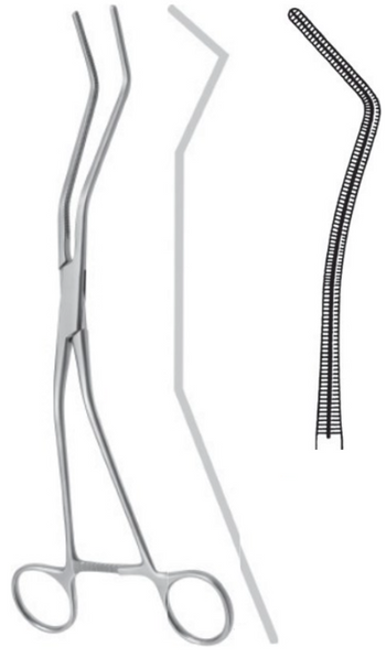 Product Vet Spectrum Cooley Multipurpose Clamp, 7.75" (19.5cm), Atraumatic Jaws, 86mm Jaw Length | SAH.739781 Image