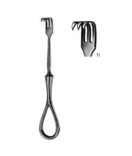 Product Vet Spectrum Volkmann Retractor, 4.5in (11.5cm), 3 Prongs, Sharp | SAH.760330 Image
