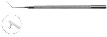 Product Spectrum Lester IOL Manipulator, Angled, 0.25mm Tip Diameter, Titanium | SAH.21-0009 Image