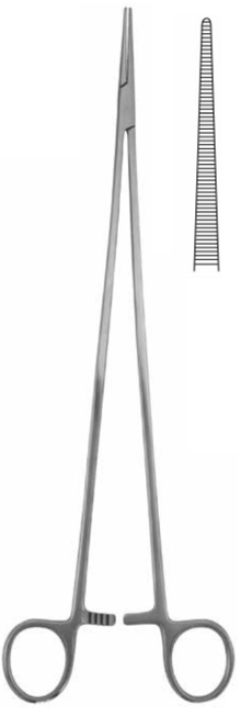 Product Vet Spectrum Bridge Deep Surgery Forcep, 11in. (28cm), Straight, Delicate | SAH.739783 Image
