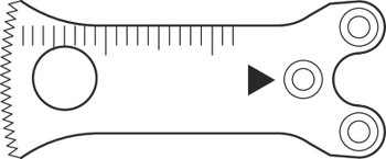 Product Aesculap Sagittal Saw Blade 25mm x 15mm x 0.5mm, pkg/5 | GC139R Image