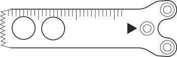 Product Aesculap Sagittal Saw Blade 35mm x 10mm x 0.5mm, pkg/5 | GC148R Image