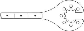Product Aesculap Saw Blade with Star Couple 35/5/0.5/0.5mm | GC634R Image