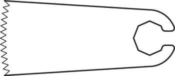 Product Aesculap Saw Blade for GD307 20mm x 12mm x 0.3mm, 0.3mm incision width | GD394R Image