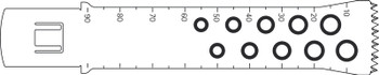 Product Aesculap Disposable Saw Blade Rapid Action 90mm x 23mm x 1.0mm | GE244SU Image