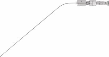 Product Aesculap Fergusson Suction Cannula 1.5mm Tip (4.5Fr), 245mm, Curved, Cylindrical, Rigid, Working Length 160mm | GF370R Image