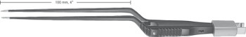 Product Aesculap Caspar Bipolar Forceps, straight, 195mm (7.75in), work. length: 100mm, jaw width: 1mm, bayonet | GK940R Image