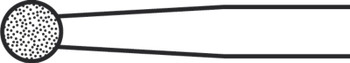 Product Aesculap ELAN 4 Ring Diamond Burr 2.7mm Diameter (1-ring) | GP151R Image
