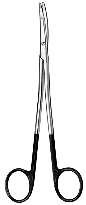 Product Spectrum Freeman Face Lift Scissor, 7in (18cm), Curved Tips, Blunt/Blunt, TC | SAH.50-1232 Image