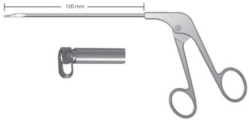 Product Vet Spectrum Arthroscopic 90 Degree Turned Biopsy Punch, 4.75in (120mm), Straight, Left Pointed, 2.2mm Tip Width | SAH.A-700027 Image