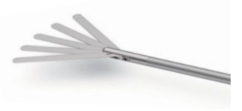 Product Vet Spectrum Laparoscopic Fan Retractor, Blunt, 5 Fingers, 42mm Spread, 10mm Shaft Diameter, 330mm Length | SAH.L-700021 Image