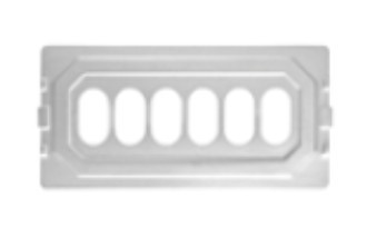 Product Vet Spectrum EverGreen Filter Retainer, 243x120mm, for Narrow Sterilization Containers | SAH.K21716 Image