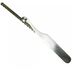 Product Spectrum Orthopedic Adjustable Bone Saw, Chrome Plated, 130mm Handle Length, 155mm Blade Length | SAH.18-1001 Image