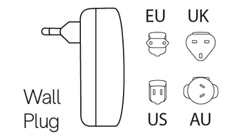 Product Vet Spectrum ACC; Charger Plug Set (Intl); For MedLED Chrome Headlight | M-90106 Image