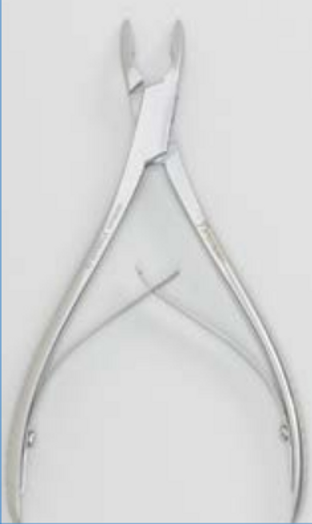 Product Spectrum Lempert Rongeur, 6.25" (16cm), Straight, Single Action, 3mm Jaw | SAH.20-41311 Image