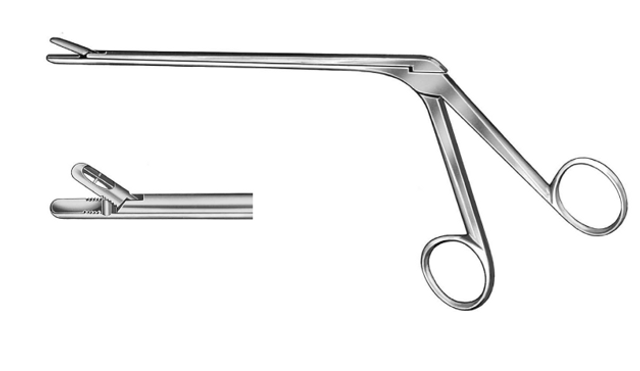 Product Spectrum Caspar Rongeur, 6.25" (16cm), Angled Up, Serrated, 2mm Tip | SAH.20-8201 Image