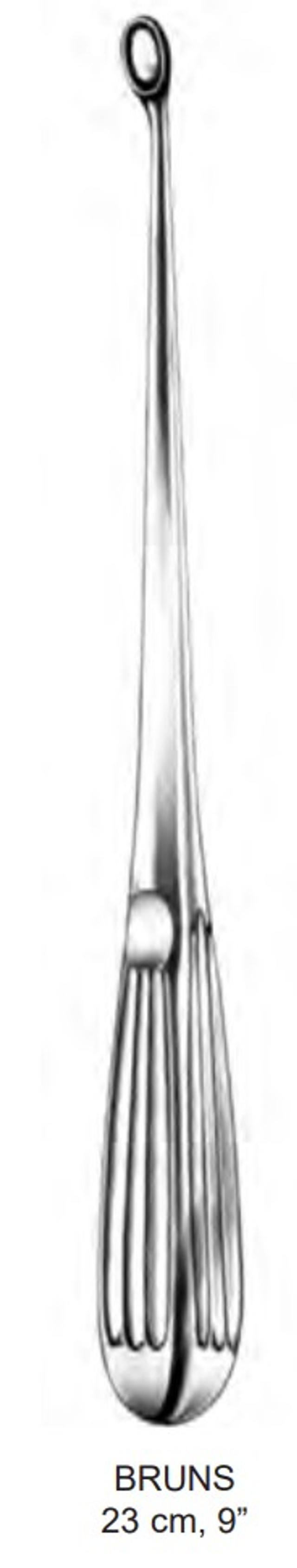 Product Spectrum Bruns Bone Curette, 9" (23cm), Straight, Hollow Handle, Size 000 (2.8 mm) | SAH.20-8300 Image