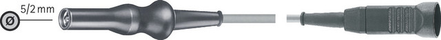 Product Aesculap Bipolar Connecting Cable, 4m, Wolf/Martin/Berchtold/Aesculap/ACMI, Connection Equipment Side: 5/2mm | GN076 Image