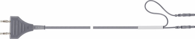 Product Aesculap BioJET Bipolar Connecting Cable, 5m, EMC/Dolley/Erbe/Martin, Fixed Pin 22mm | GN145 Image