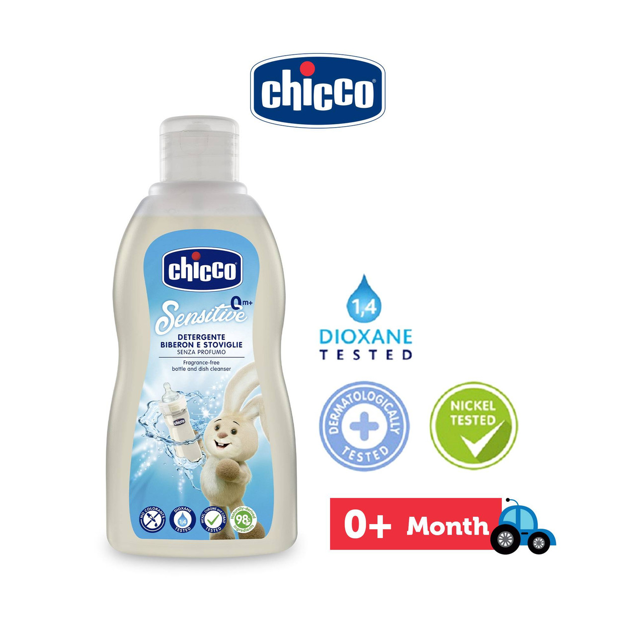 Buy Chicco Feeding Bottle Detergent 300ml Online - Babies NZ