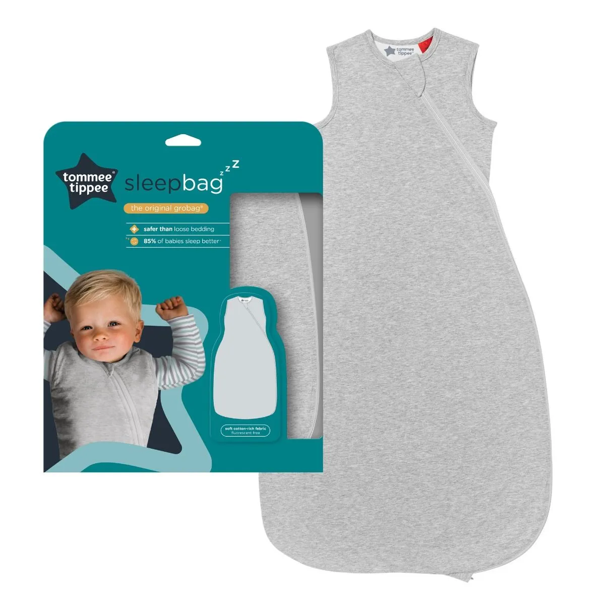Tommee Tippee Grobag Sky Grey Sleeping Bag
