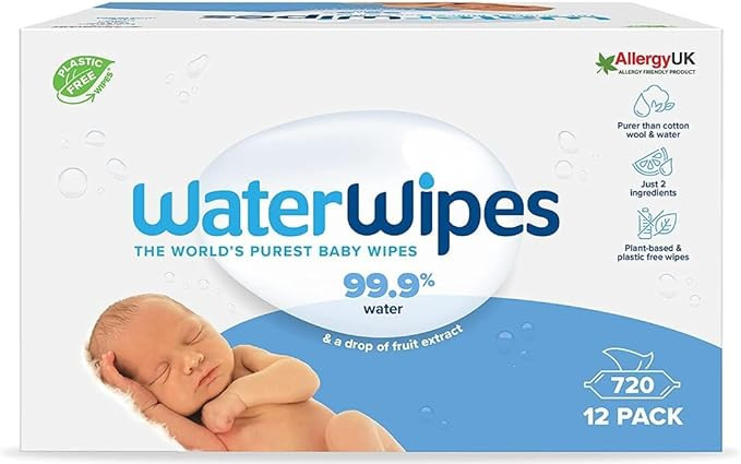 Chemical Free Waterwipes WaterWipes Sensitive Baby Wipes, Natural