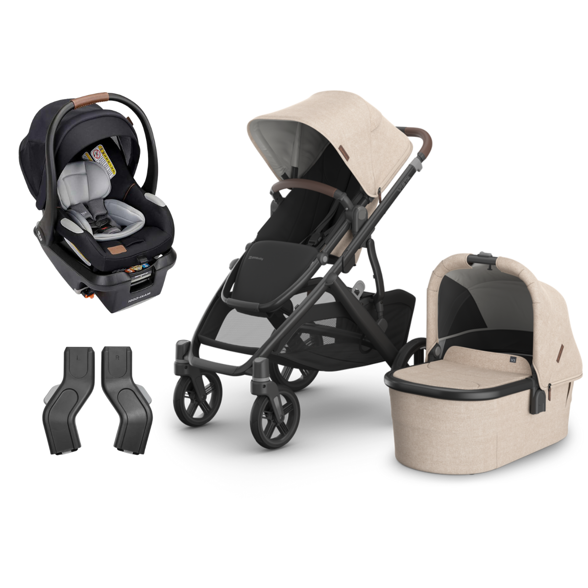 UPPAbaby Vista V3 and Maxi Cosi Mico Luxe+ Bundle Liam Babies