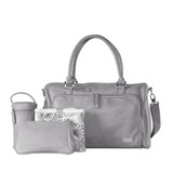 Buy Isoki Double Zip Satchel Nappy Bag - Stone Grey Online -  Babies.co.nz