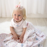 Buy Living Textile Organic Muslin Pram Blanket Online - Babies Nz