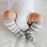 Lamington Baby Merino Wool Knee High Socks - Pebble