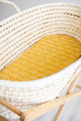 Organic Cotton & Bamboo Moses Basket Sheet