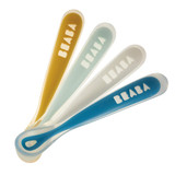 Beaba Ergonomic Silicone Spoons (4pk)