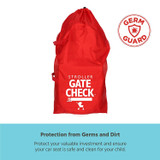 Gate Check Travel Bag for Standard & Double Strollers