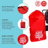 Gate Check Travel Bag for Standard & Double Strollers