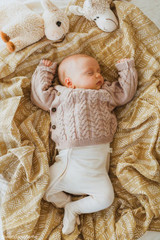 Organic Cotton Bamboo Muslin Swaddle