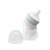 Marcus & Marcus Silicone Angled Feeding Bottle 120ml - Mint