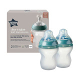 Tommee Tippee Closer To Nature Silicone Bottle 260ml 2pk