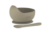 Petite Eats Silicone Baby Suction Bowl & Spoon