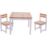 TikkTokk Little Boss Table & Chairs Set - Square