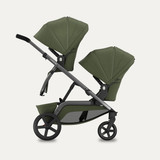 Redsbaby NUVO Double Pram - Ivy/Gunmetal