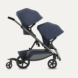 Redsbaby NUVO Double Pram - Blue Slate/Gunmetal